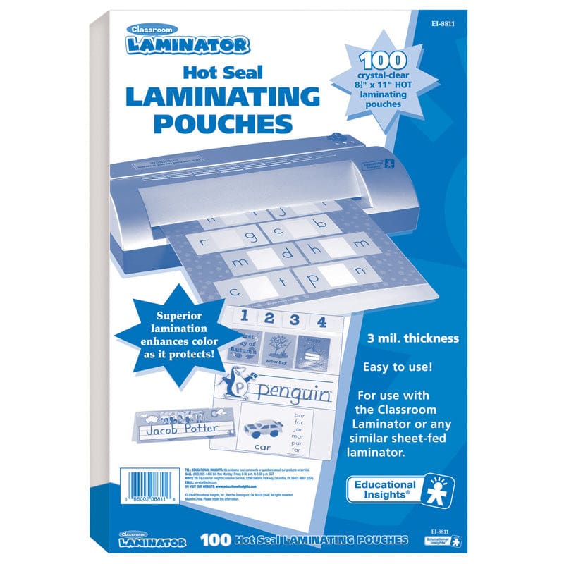 Classroom Laminator Pouches - Laminators - Learning Resources