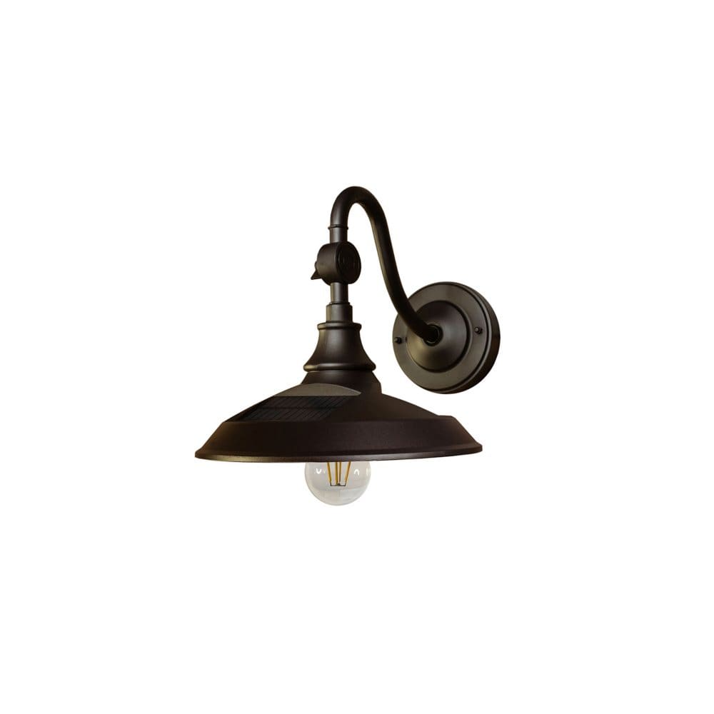 Classy Caps Dark Bronze Solar Barn Light - Outdoor Lighting - Classy Caps