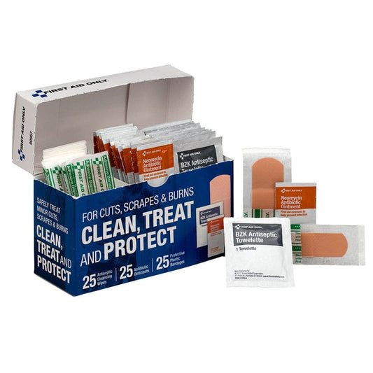 Clean Treat And Protect Wound Care Kit (Pack of 3) - First Aid/Safety - Acme United Corporation