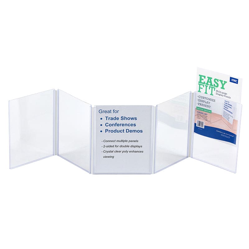 Clear Display Panels 5 Count Panels - Sheet Protectors - Stride Inc.