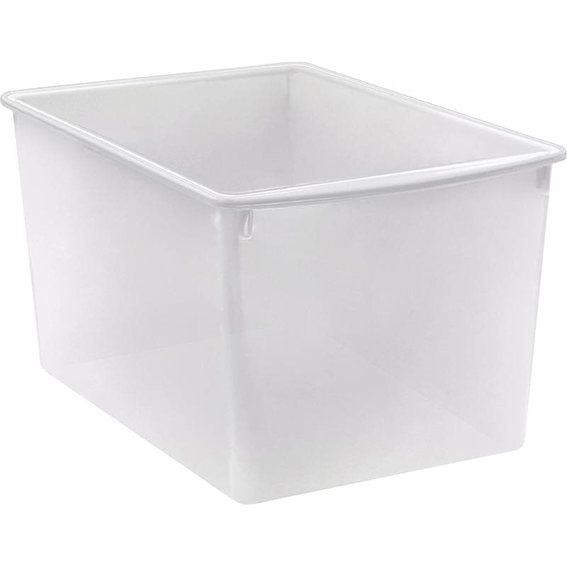 Clear Plastic Multi-Purpose Bin (Pack of 6) - Storage Containers - Teacher Created Resources