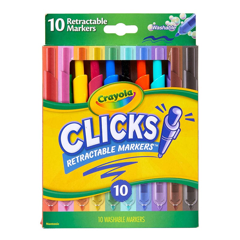 Clicks Retractable Markers 10Pk (Pack of 3) - Markers - Crayola LLC