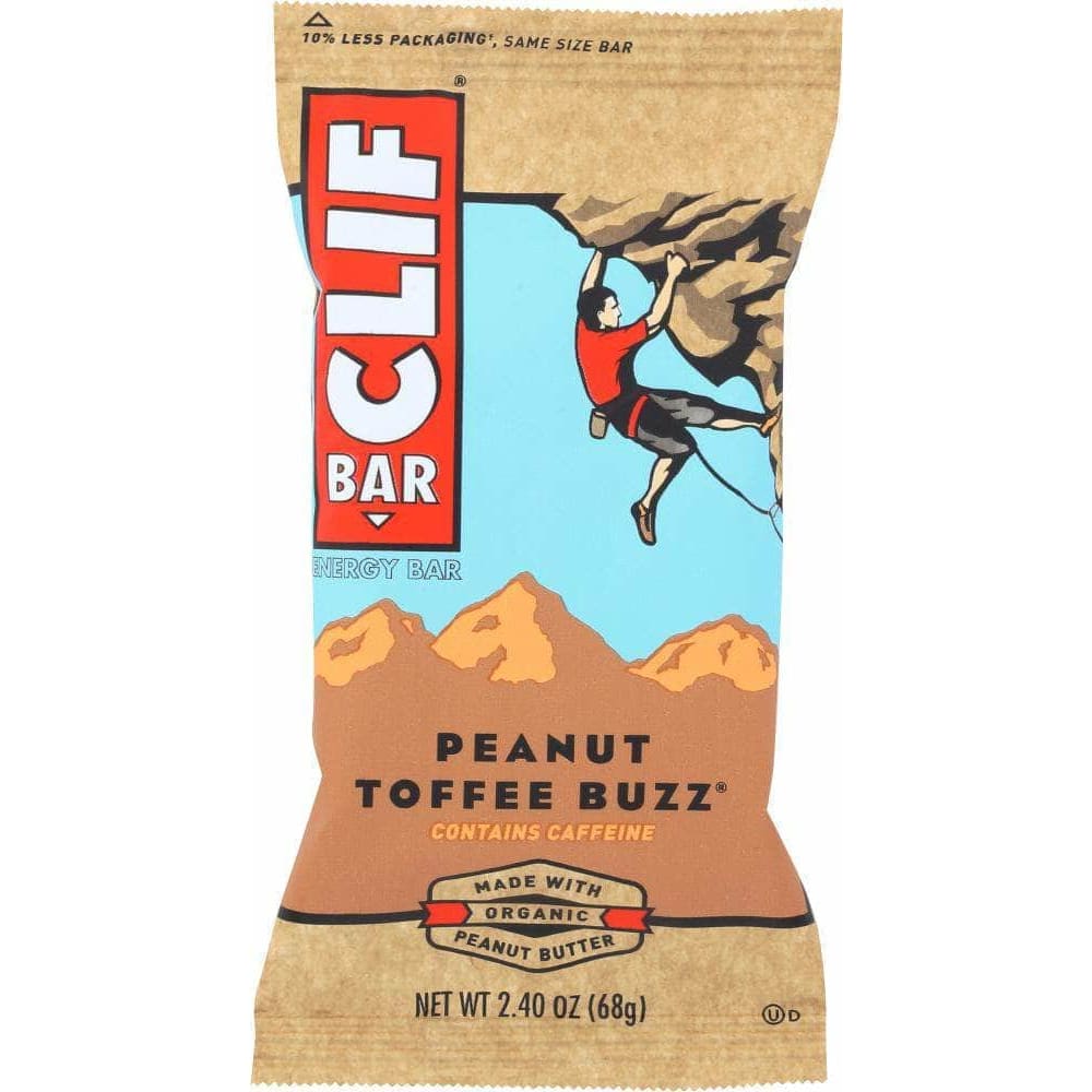 Clif Clif Bar Peanut Toffee Buzz Energy Bar, 2.4 oz