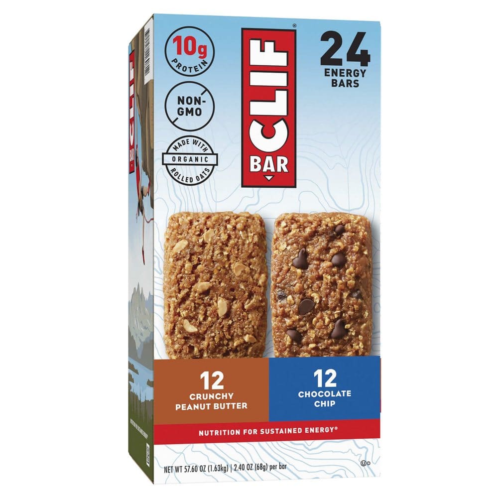 Clif Bar Variety Pack (2.4 oz 24 ct.) - Diet Nutrition & Protein - Clif Bar