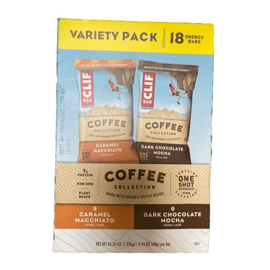 Clif Bar CLIF BAR® Energy Bars, 10g Protein Bar, Multiple Choice Flavor, 18 Ct, 2.4 oz