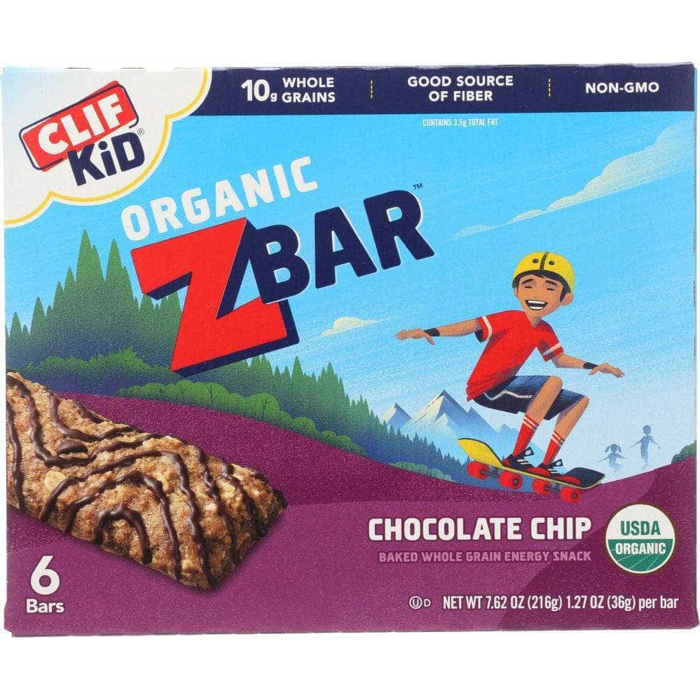 Clif Clif Kid Organic Zbar Chocolate Chip 6 Bars, 7.62 oz