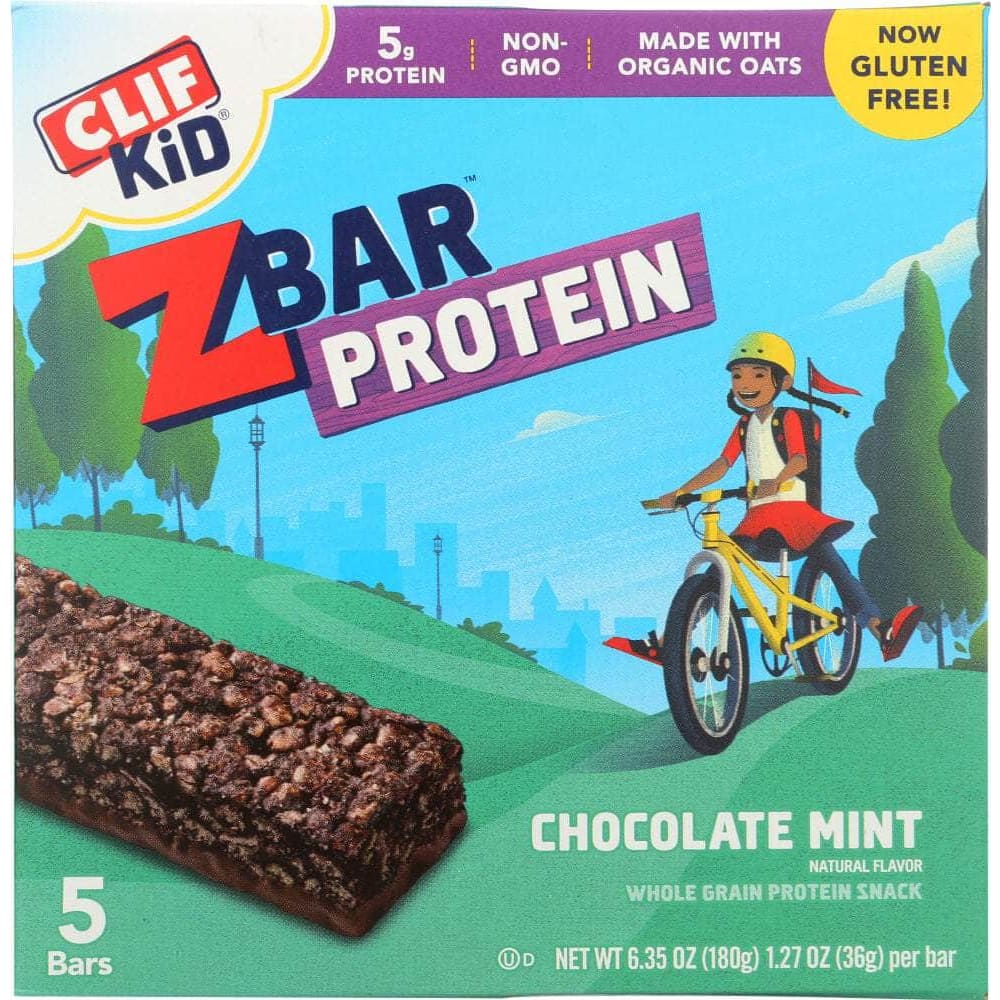 Clif Kid Clif Kid ZBar Protein Chocolate Mint 5 Count, 6.35 oz