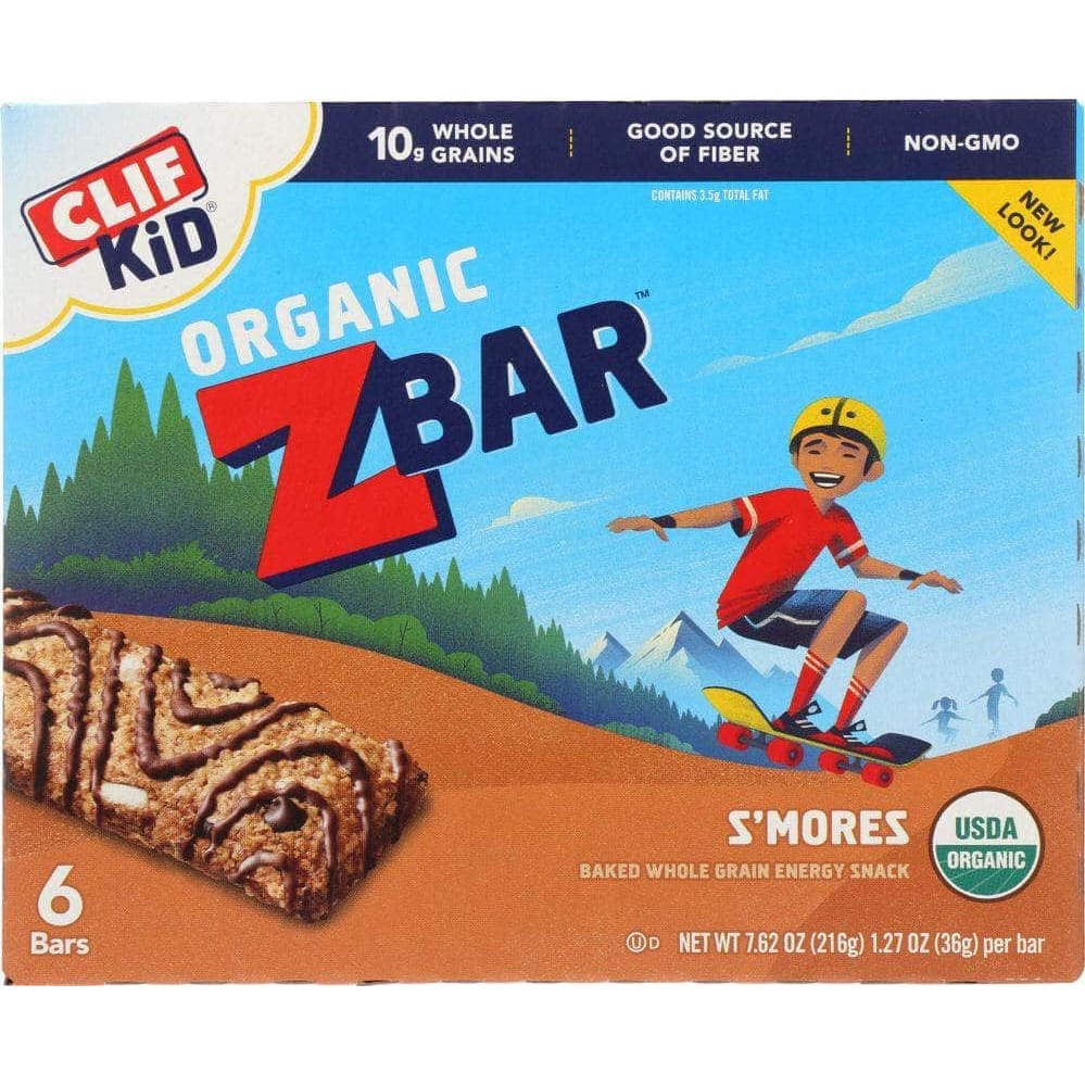 Clif Clif Kid Zbar Smores 6 pk, 7.62 oz