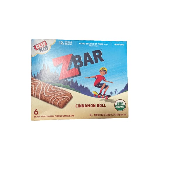 Clif Bar Clif Kid ZBar  Whole Grain Energy Snack Bars, Multiple Choice Flavor, 1.27 oz, 6 count