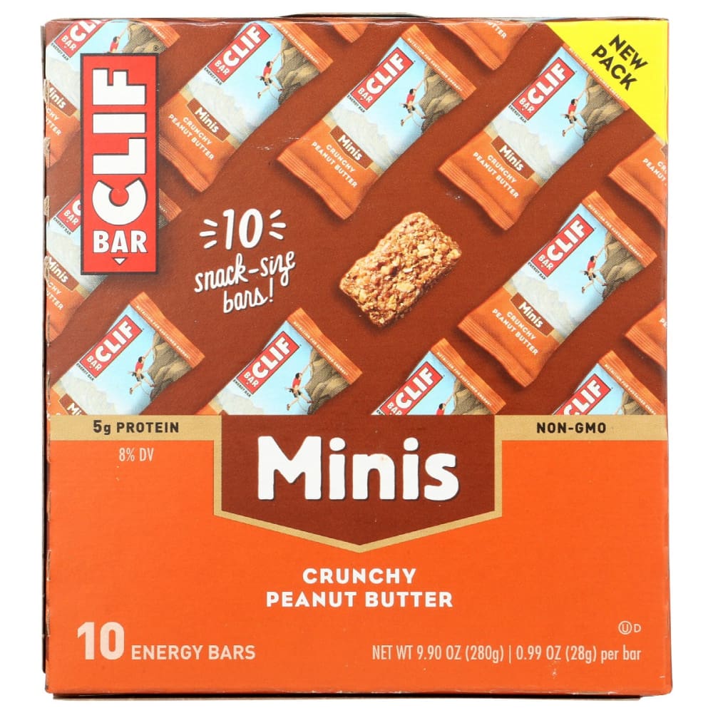 CLIF: Mini Crunchy Peanut Butter Bars 9.9 oz - Grocery > Snacks - CLIF