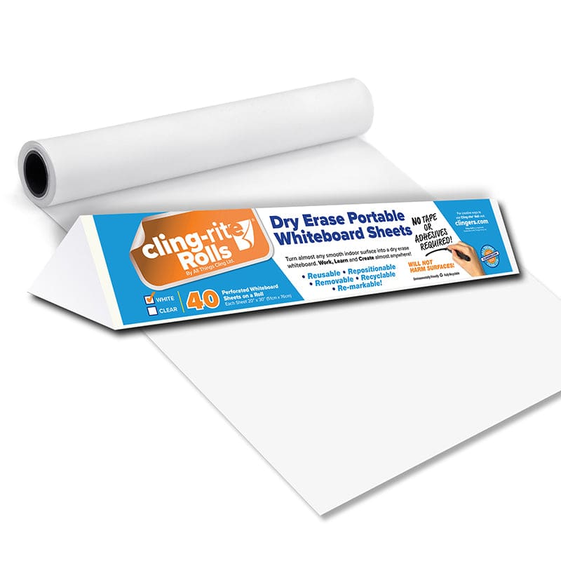 Cling Rite Economy Roll - Dry Erase Sheets - All Things Cling Ltd
