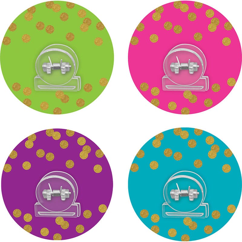 Clingy Thingies Clips Confetti (Pack of 6) - Clips - Teacher Created Resources