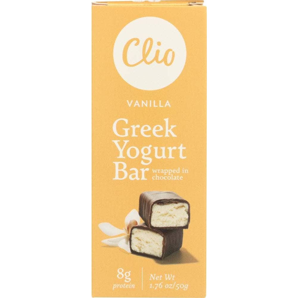 Clio Clio Vanilla Greek Yogurt Bar, 1.76 oz