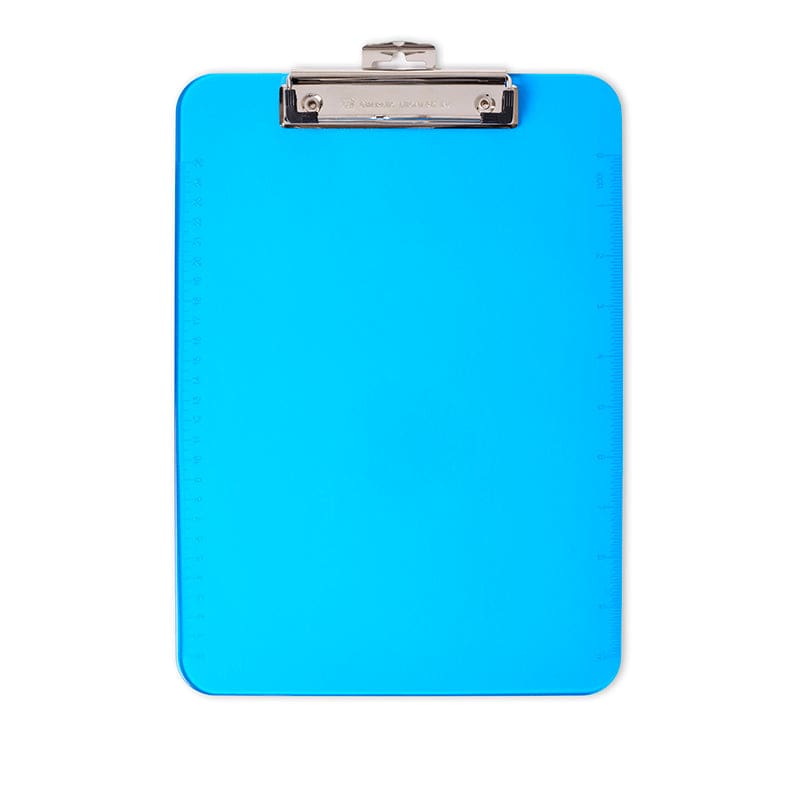 Clipboard Neon Blue (Pack of 10) - Clipboards - Charles Leonard