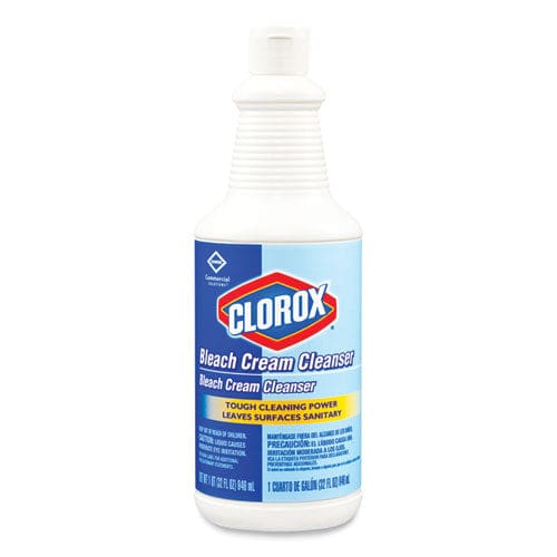 Clorox Bleach Cream Cleanser Fresh Scent 32 Oz Bottle 8/carton - Janitorial & Sanitation - Clorox®