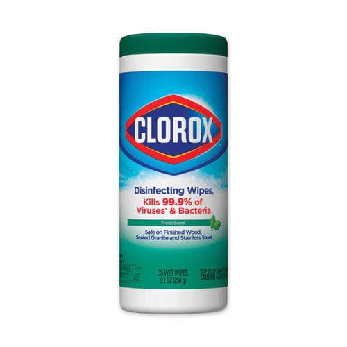 Clorox Disinfecting Wipes 7 X 7.75 Crisp Lemon 75/canister - School Supplies - Clorox®