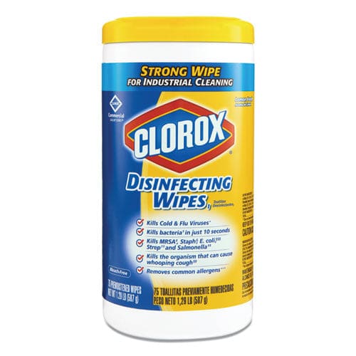 Clorox Disinfecting Wipes 7 X 8 Fresh Scent 35/canister 12/carton - School Supplies - Clorox®