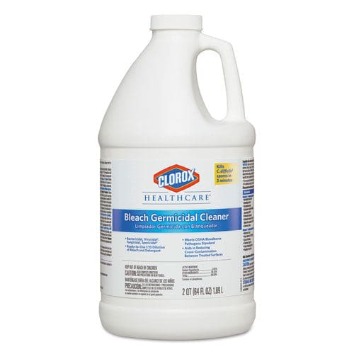 Clorox Healthcare Bleach Germicidal Cleaner 32 Oz Spray Bottle 6/carton - School Supplies - Clorox® Healthcare®