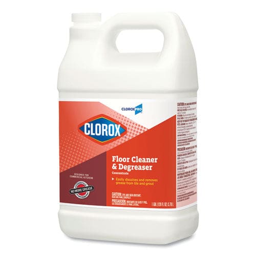 Clorox Professional Floor Cleaner And Degreaser Concentrate 1 Gal Bottle - Janitorial & Sanitation - Clorox®