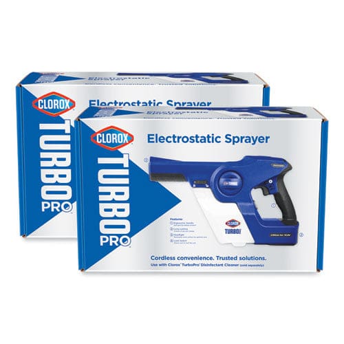 Clorox Turbopro Handheld Sprayer 32 Oz White/blue 2/carton - Janitorial & Sanitation - Clorox®