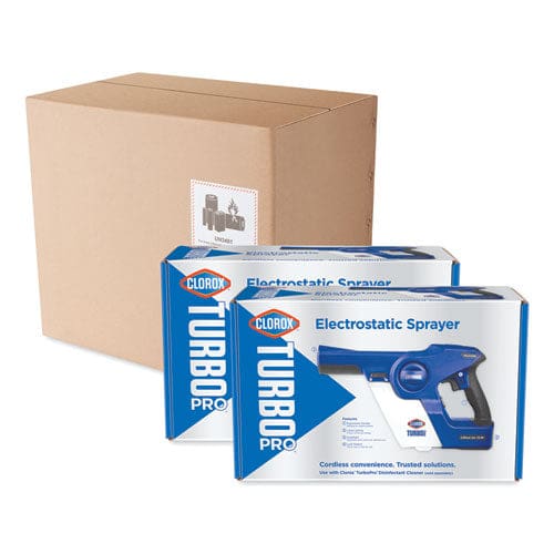 Clorox Turbopro Handheld Sprayer 32 Oz White/blue 2/carton - Janitorial & Sanitation - Clorox®