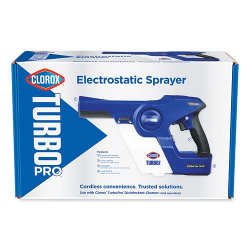 Clorox Turbopro Handheld Sprayer 32 Oz White/blue - Janitorial & Sanitation - Clorox®