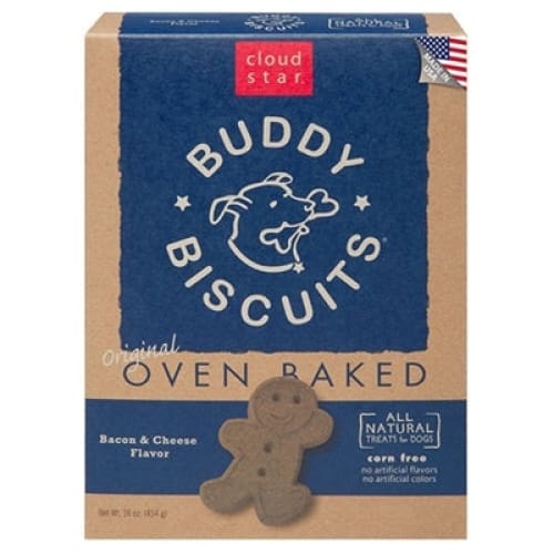 Cloud Star Buddy Biscuits Bacon/Cheese 16Oz. - Pet Supplies - Cloud Star