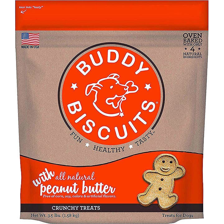Cloud Star Dog Buddy Biscuits Peanut Butter 3.5Lb - Pet Supplies - Cloud Star