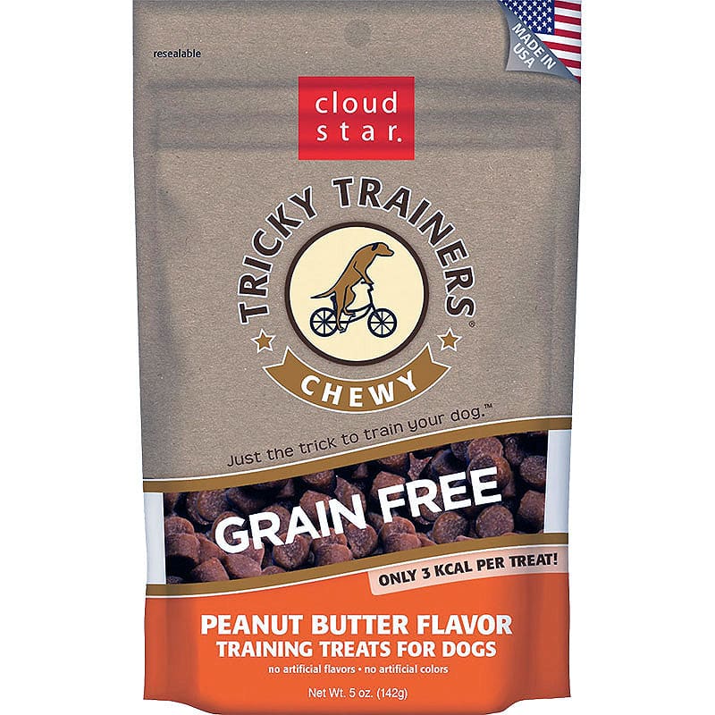 Cloud Star Dog Tricky Trainer Grain Free Chewy Peanut Butter 5Oz - Pet Supplies - Cloud Star