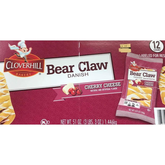 Cloverhill Cherry and Cheese Danish - 12 ct. - ShelHealth.Com
