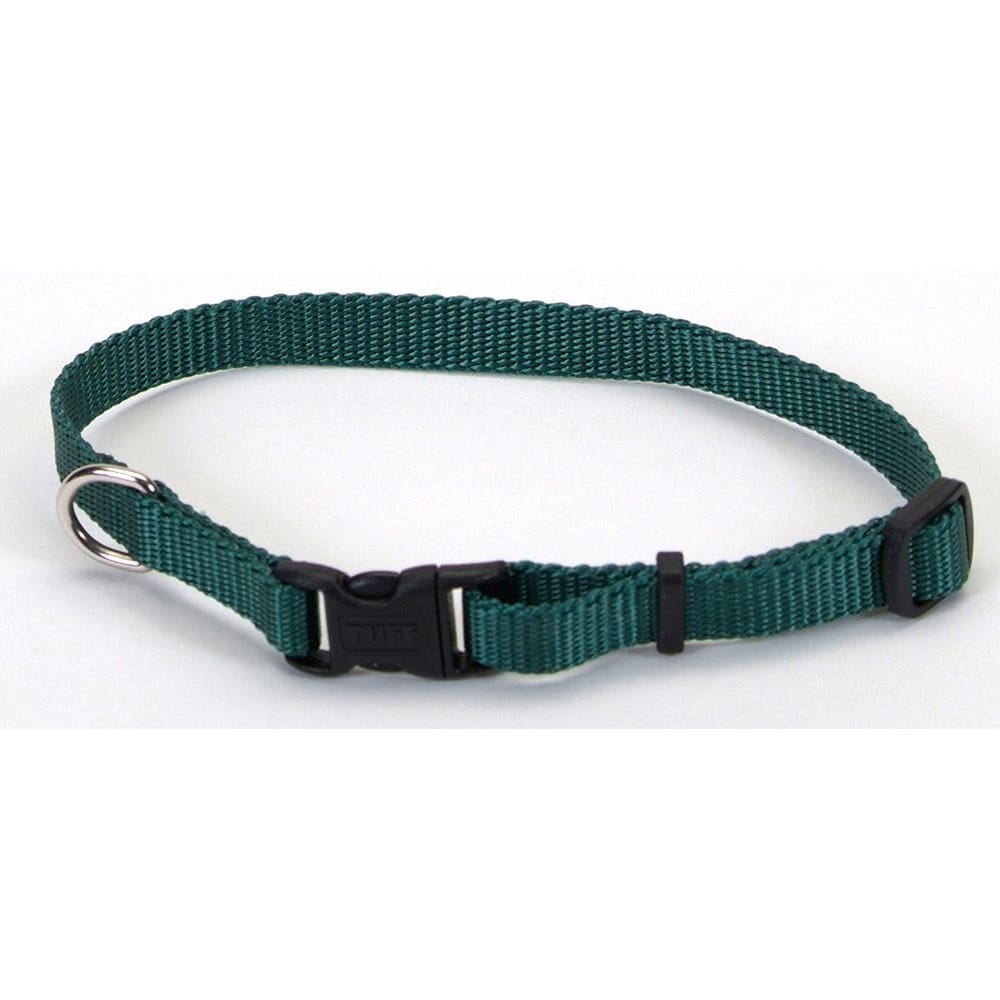 Coastal Adjustable Nylon Dog Collar with Plastic Buckle Black 3/8 in x 8-12 in - Pet Supplies - Coastal