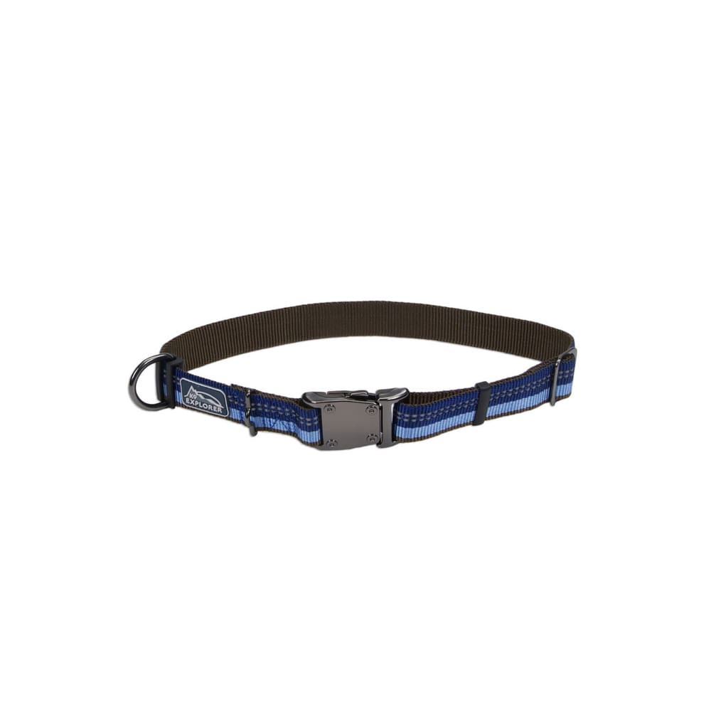 Coastal Products K9 Explorer Reflective Adjustable Dog Collar Sapphire - Pet Supplies - Coastal