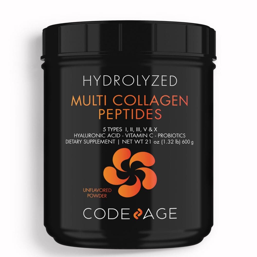 Codeage Multi Collagen Peptides + Powder Unflavored (21.6 oz.) - Supplements - Codeage Multi