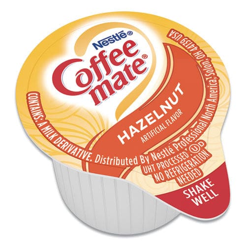 Coffee Mate Liquid Coffee Creamer Hazelnut 0.38 Oz Mini Cups 50/box - Food Service - Coffee mate®
