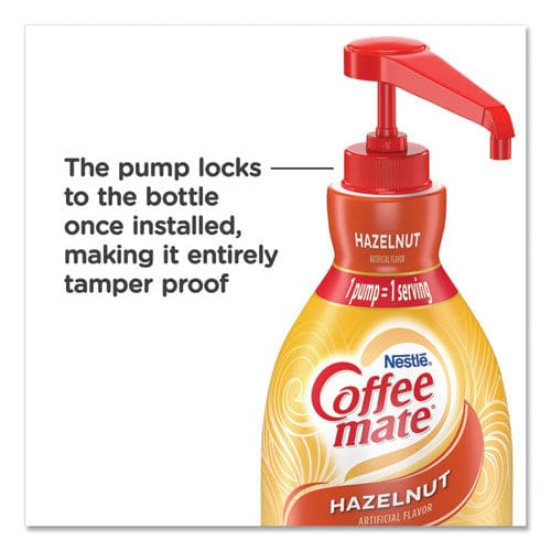 Coffee Mate Liquid Coffee Creamer Hazelnut 1500ml Pump Bottle - Food Service - Coffee mate®