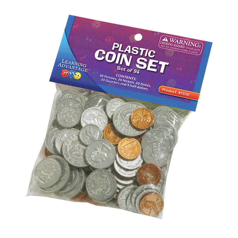 Coin Set (Pack of 12) - Money - Learning Advantage