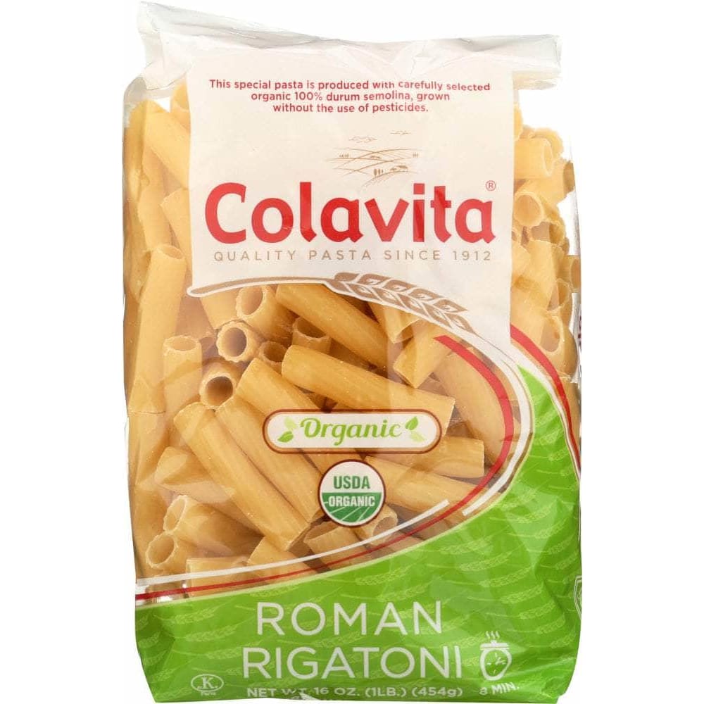 Colavita Colavita Pasta Roman Rigatoni Organic, 16 oz