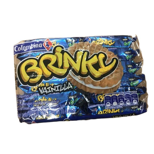 Colombina Brinky Vanilla Vainilla Cookies, 10.6 Ounce - ShelHealth.Com