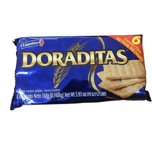 Colombina Doraditas Savory Crackers, 5.93 oz - ShelHealth.Com