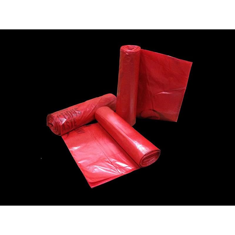 Colonial Bag Biohazard Bag 24 X 24 1.2G 10Gal Red C250 - HouseKeeping >> Liners and Bags - Colonial Bag