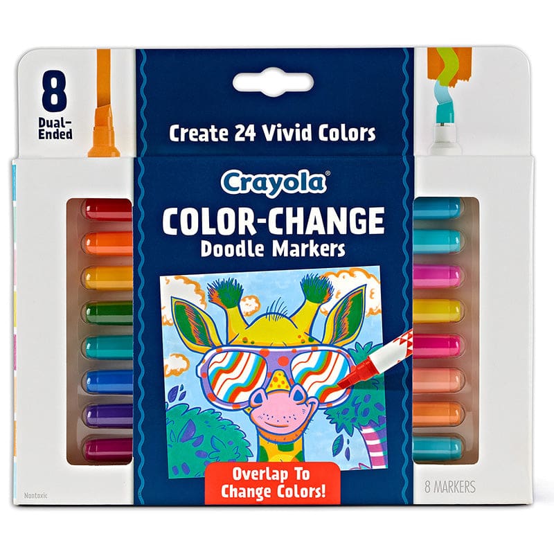Color Change Doodle Marker 8Ct Doodle & Draw (Pack of 3) - Markers - Crayola LLC