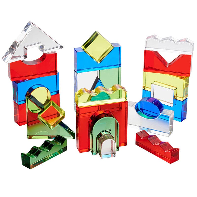 Color Crystal Block Set - Blocks & Construction Play - Learning Advantage