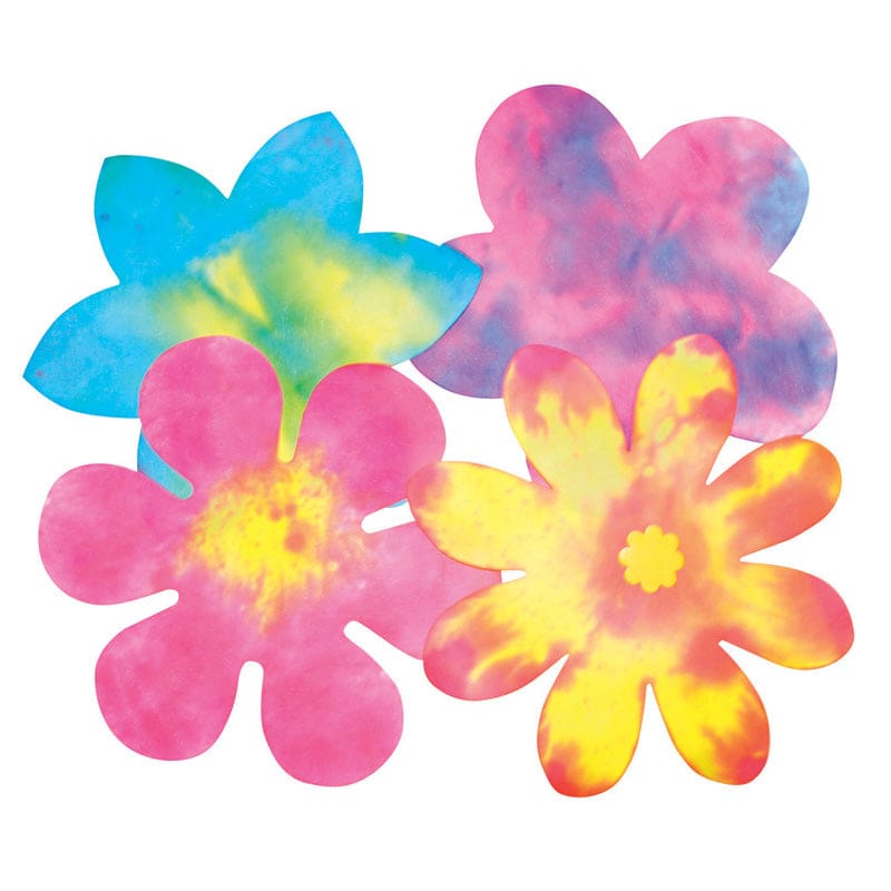 Color Diffusing Flower 80/Pk (Pack of 6) - Color Diffusing Paper - Roylco Inc.