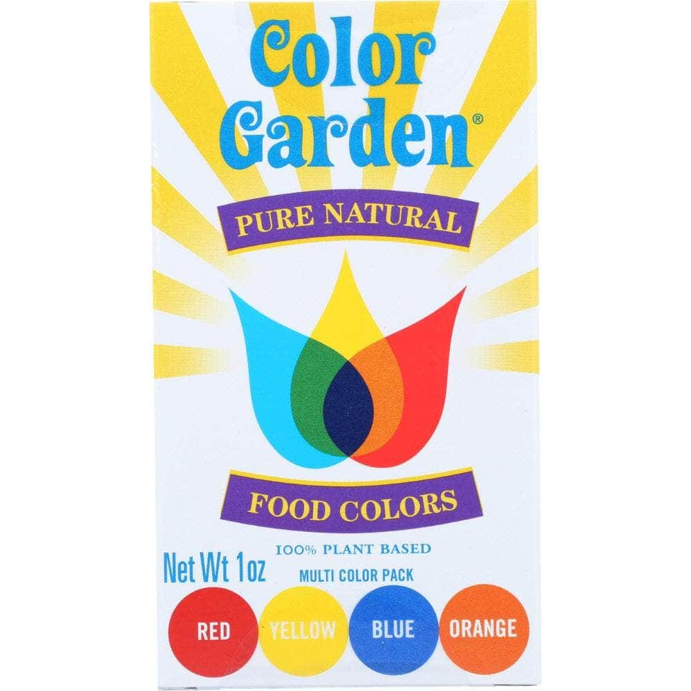Color Garden Color Garden Pure Natural Food Color Single Box 4 Colors, 1 oz