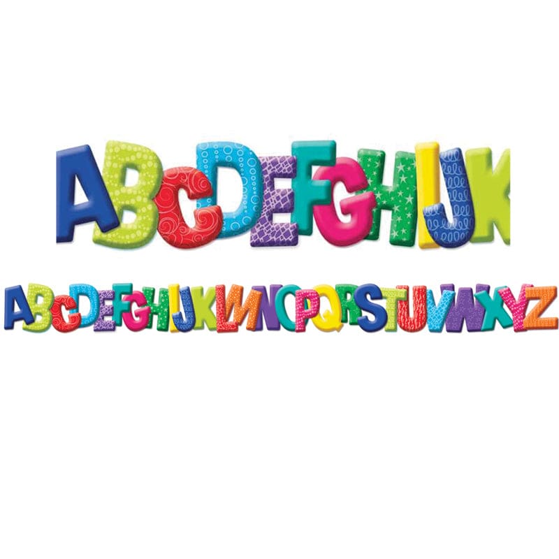 Color My World Abc Diecut Deco Trim (Pack of 10) - Border/Trimmer - Eureka