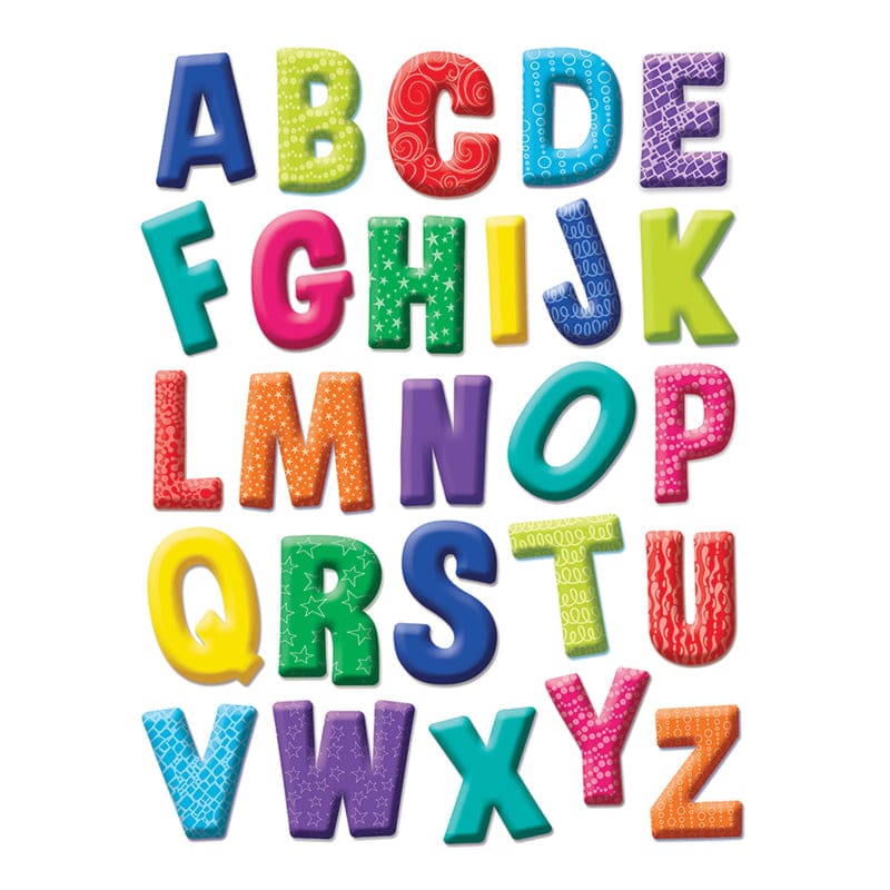 Color My World Alphabet Window Clings (Pack of 12) - Window Clings - Eureka