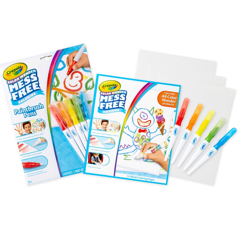 Color Wonder Paintbrush Pens (Pack of 3) - Paint Brushes - Crayola LLC