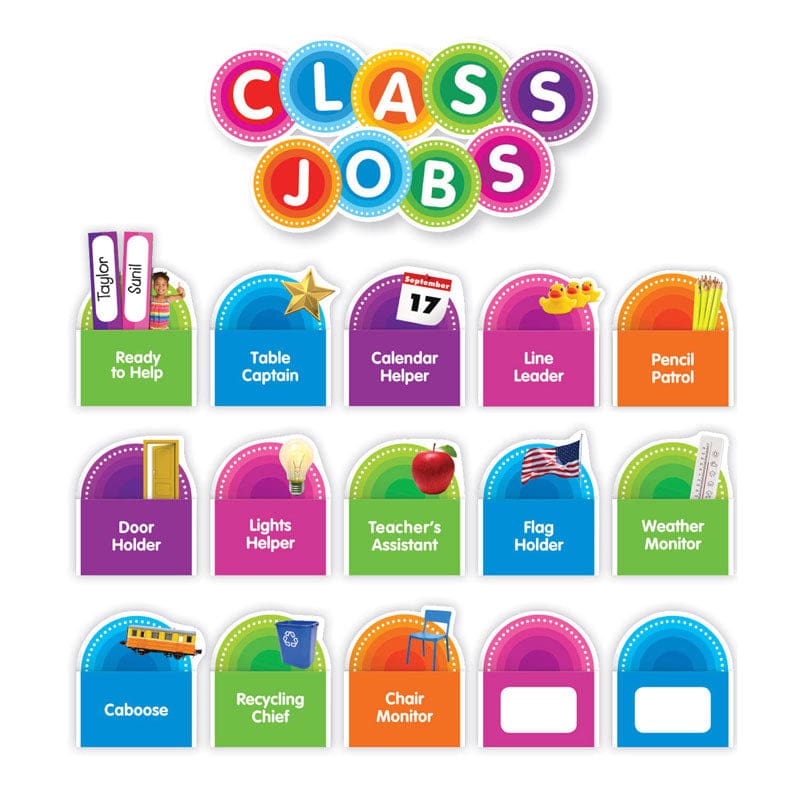 Color Your Classroom Class Jobs Bbs (Pack of 3) - Classroom Theme - Scholastic Teaching Resources