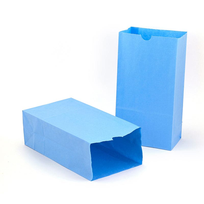 Colored Craft Bags Sky Blue - Craft Bags - Hygloss Products Inc.