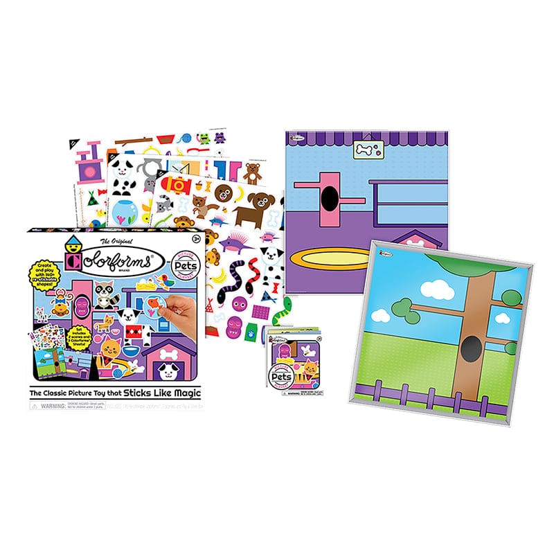 Colorforms Picture Playsets Pets (Pack of 2) - Hands-On Activities - Playmonster LLC (patch)